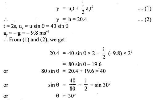 Class 11 Physics Important Questions Chapter 4 Motion in a Plane 87