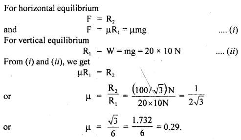 Class 11 Physics Important Questions Chapter 5 Laws of Motion 81