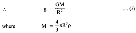 Class 11 Physics Important Questions Chapter 8 Gravitation 42