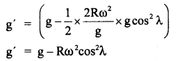 Class 11 Physics Important Questions Chapter 8 Gravitation 48