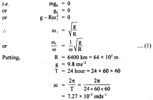 Class 11 Physics Important Questions Chapter 8 Gravitation 53