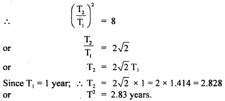 Class 11 Physics Important Questions Chapter 8 Gravitation 59