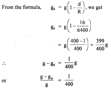 Class 11 Physics Important Questions Chapter 8 Gravitation 61