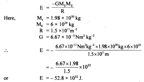 Class 11 Physics Important Questions Chapter 8 Gravitation 79