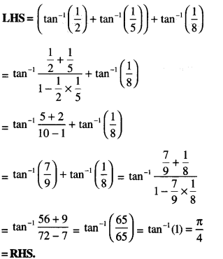 Class 12 Maths Important Questions Chapter 2 Inverse Trigonometric Functions 16