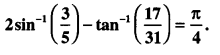 Class 12 Maths Important Questions Chapter 2 Inverse Trigonometric Functions 17