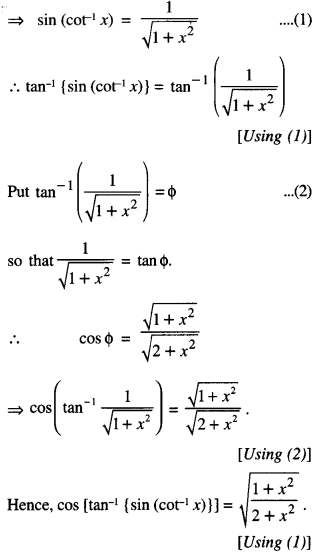 Class 12 Maths Important Questions Chapter 2 Inverse Trigonometric Functions 46