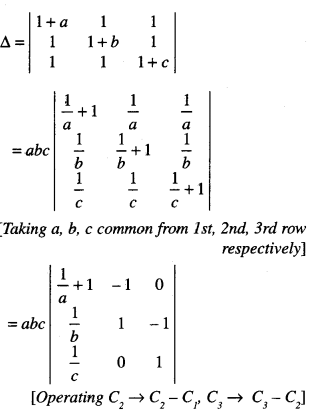 Class 12 Maths Important Questions Chapter 4 Determinants 17