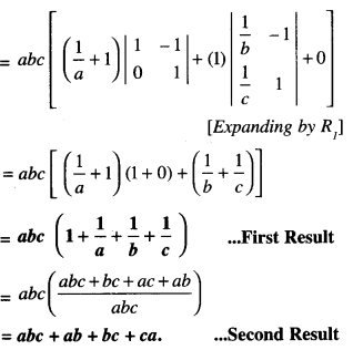 Class 12 Maths Important Questions Chapter 4 Determinants 18