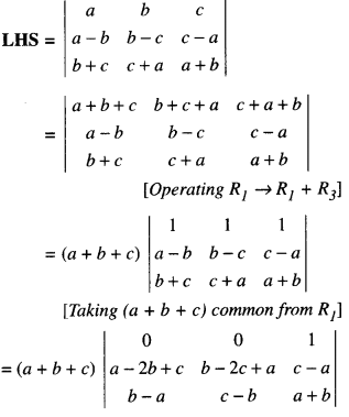 Class 12 Maths Important Questions Chapter 4 Determinants 20