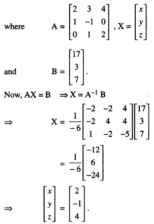 Class 12 Maths Important Questions Chapter 4 Determinants 36