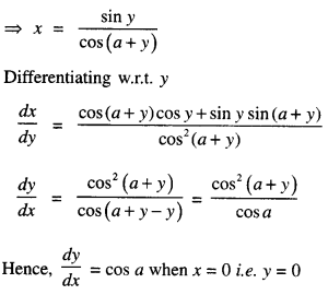 Class 12 Maths Important Questions Chapter 5 Continuity and Differentiability 18