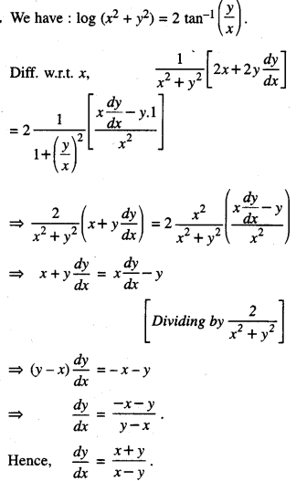 Class 12 Maths Important Questions Chapter 5 Continuity and Differentiability 38