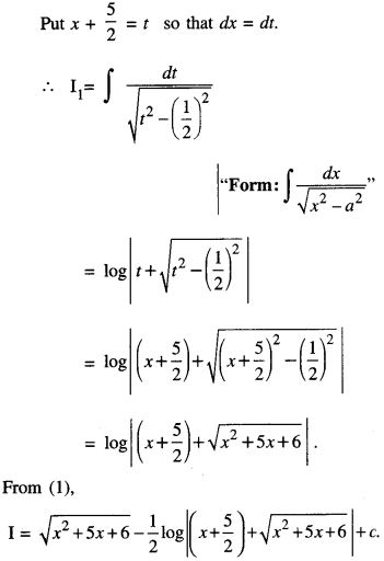 Class 12 Maths Important Questions Chapter 7 Integrals 32