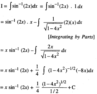 Class 12 Maths Important Questions Chapter 7 Integrals 7 - 4