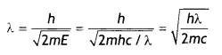 Class 12 Physics Important Questions Chapter 11 Dual Nature of Radiation and Matter 14