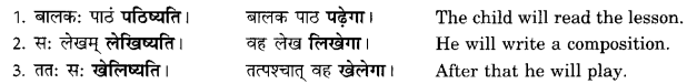 Class 6 Sanskrit Grammar Book Solutions क्रियापदानि तथा धातुरूपाणि 9