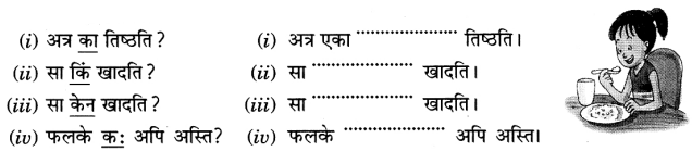 Class 6 Sanskrit Grammar Book Solutions चित्रवर्णनम् 6