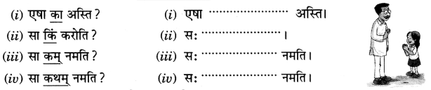 Class 6 Sanskrit Grammar Book Solutions चित्रवर्णनम् 7