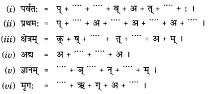 Class 6 Sanskrit Varnamala, Varn Viched Viyog, Varn Sanyojan 14