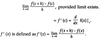 Continuity and Differentiability Class 12 Notes Maths 3