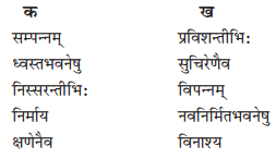 Solutions Class 10 शेमुषी भाग 2 Chapter-10 (भूकंपविभीषिका)