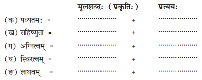 NCERT Solutions for Class 10 Sanskrit Shemushi Chapter 3 व्यायामः सर्वदा पथ्यः Q7