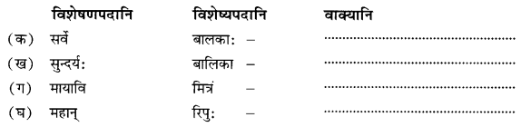 NCERT Solutions for Class 10 Sanskrit Shemushi Chapter 4 शिशुलालनम् Additional Q8.1