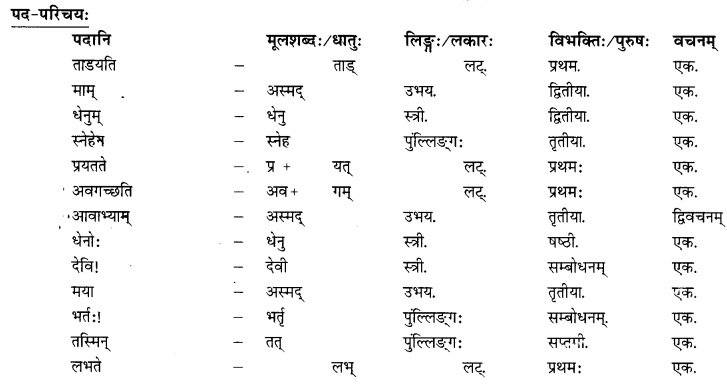 गोदोहनम् Summary Notes Class 9 Sanskrit Chapter 3.25