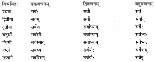 Class 8 Sanskrit Grammar Book Solutions सर्वनाम-प्रकरणम् 14