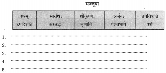 Class 8 Sanskrit रचना चित्राधारित-वर्णनम् Q3.1