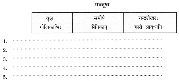 Class 8 Sanskrit रचना चित्राधारित-वर्णनम् Q5.1