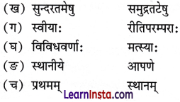 NCERT Class 7 Sanskrit Chapter 11 Question Answer Solutions द्वीपेषु रम्यः द्वीपोऽण्डमानः Q4.1
