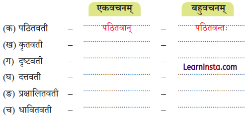 NCERT Class 7 Sanskrit Chapter 5 Question Answer Solutions सेवा हि परमो धर्मः Q4