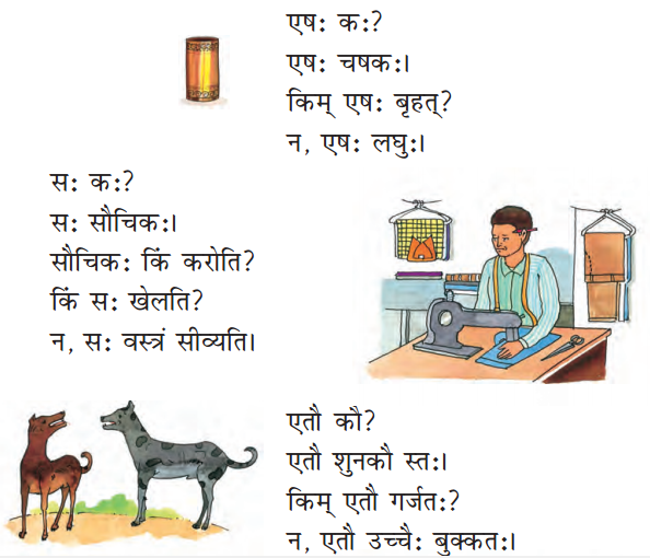 शब्द परिचयः 1 Summary Notes Class 6 Sanskrit Chapter 1.1