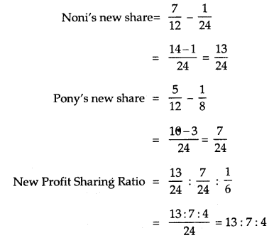 Reconstitution of Partnership Firm Admission of a Partner Class 12 Notes Accountancy 3