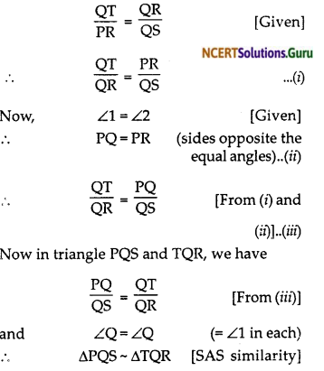 NCERT Solutions for Class 10 Maths Chapter 6 Triangles Ex 6.3 9