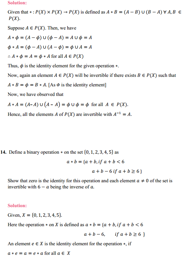 NCERT Solutions for Class 12 Maths Chapter 1 Relations and Functions Miscellaneous Exercise 12
