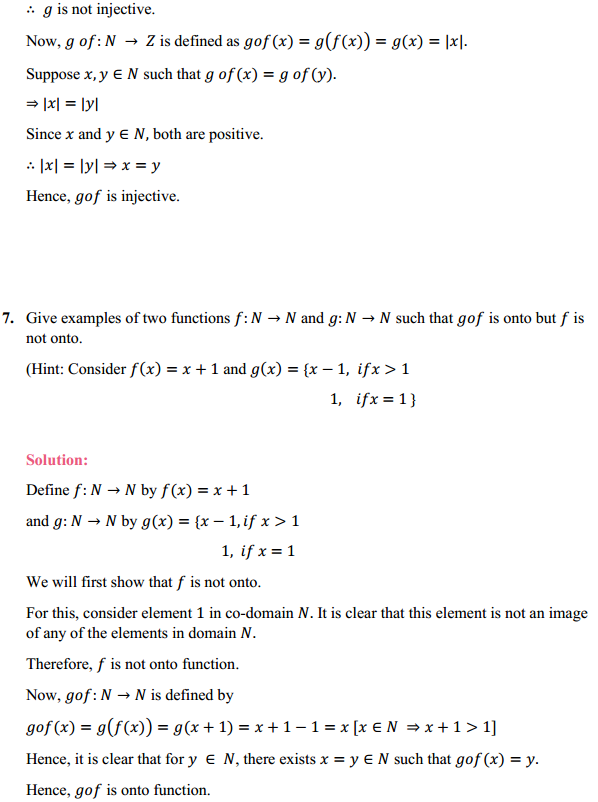 NCERT Solutions for Class 12 Maths Chapter 1 Relations and Functions Miscellaneous Exercise 7
