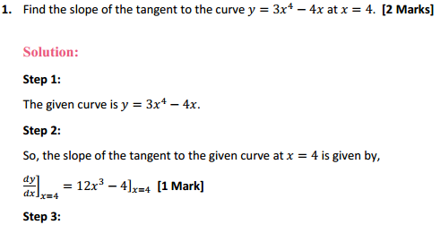 Class 12 Maths NCERT Solutions Chapter 6 Application of Derivatives Ex 6.3 1