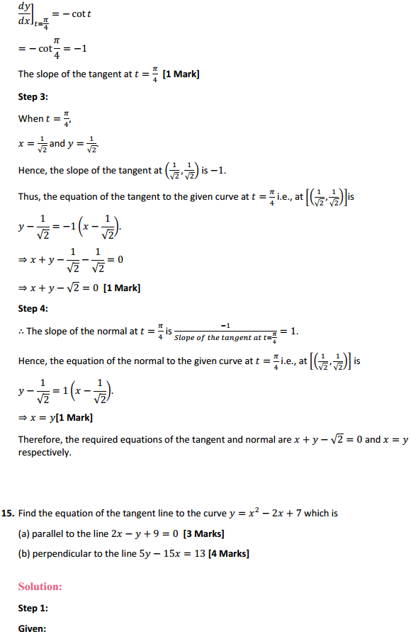 Class 12 Maths NCERT Solutions Chapter 6 Application of Derivatives Ex 6.3 27