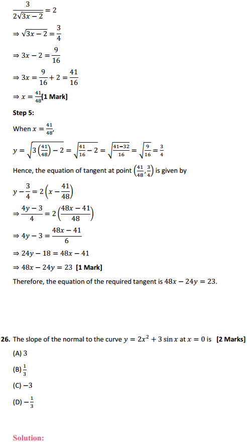 Class 12 Maths NCERT Solutions Chapter 6 Application of Derivatives Ex 6.3 49