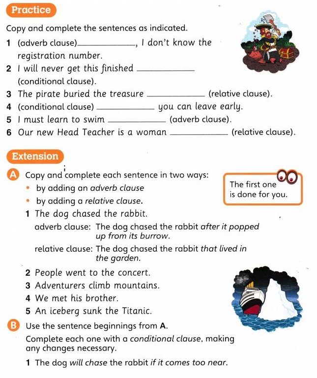 Types Of Clauses Worksheet With Answers