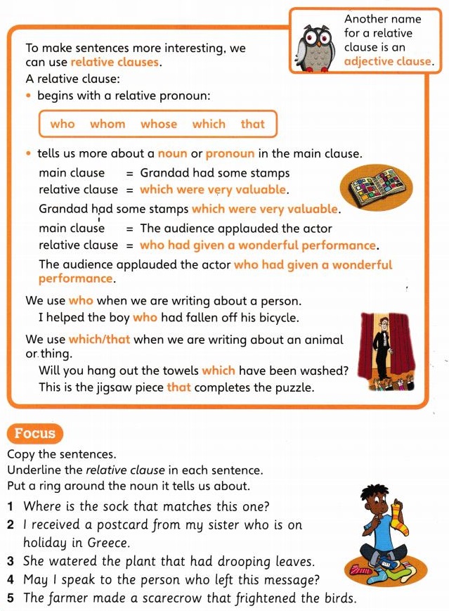 Clauses Questions Class 11