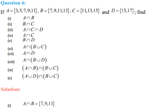 NCERT Solutions for Class 11 Maths Chapter 1 Sets Ex 1.4
