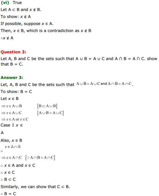 NCERT Solutions for Class 11 Maths Chapter 1 Sets Miscellaneous Exercise 3