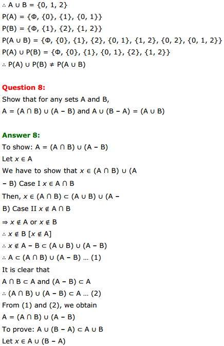 NCERT Solutions for Class 11 Maths Chapter 1 Sets Miscellaneous Exercise 7