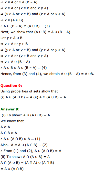 NCERT Solutions for Class 11 Maths Chapter 1 Sets Miscellaneous Exercise 8