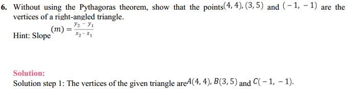 NCERT Solutions for Class 11 Maths Chapter 10 Straight Lines 10.1 6