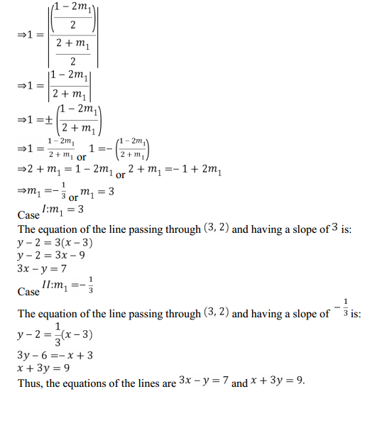 NCERT Solutions for Class 11 Maths Chapter 10 Straight Lines Miscellaneous Exercise 14